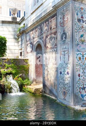 Giardino Vaticano. Facciata loggia casinò Pio IV. Foto Stock