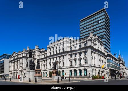 Inghilterra, Londra, Westminster, St.James's, Regent Street, Waterloo Place, il Crimea War Memorial Foto Stock