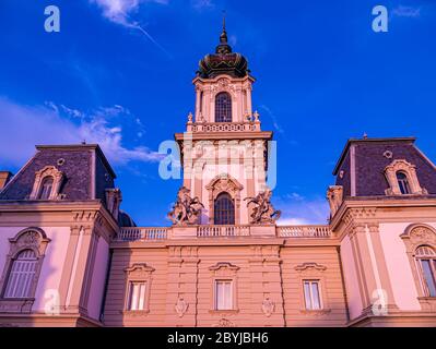 Vista sul Palazzo Festetics Kastely a Keszthely, Ungheria Foto Stock