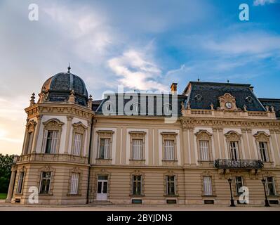 Vista sul Palazzo Festetics Kastely a Keszthely, Ungheria Foto Stock