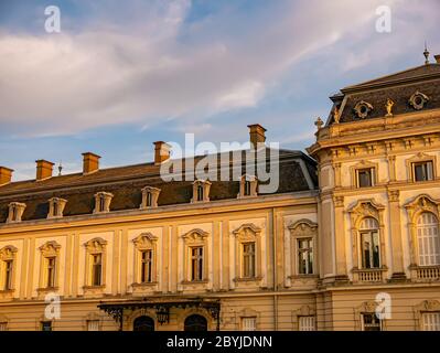 Vista sul Palazzo Festetics Kastely a Keszthely, Ungheria Foto Stock