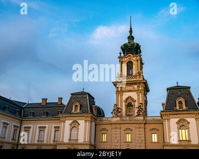 Vista sul Palazzo Festetics Kastely a Keszthely, Ungheria Foto Stock