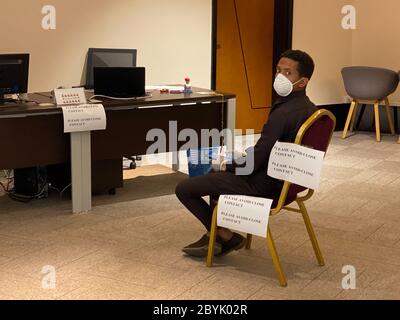 Aeroporto Internazionale di Bole Foto Stock