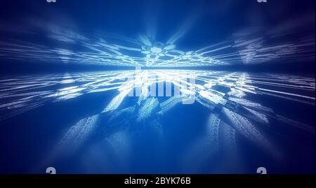 Abstract texture frattale, wisps e luci, background design sognanti di forme e colori in materia di sogno e di immaginazione di un Foto Stock