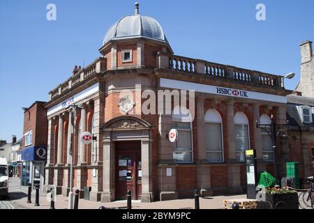 La HSBC Bank a Bicester, Oxfordshire, Regno Unito Foto Stock