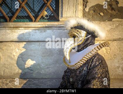 Carnevale veneziano maschere Foto Stock
