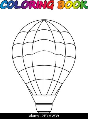 pagina da colorare. Foglio di lavoro. Gioco per bambini - libro da colorare. Illustrazione Vettoriale