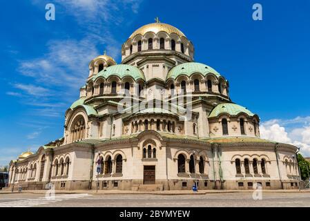 Cattedrale di St. Alexander Nevsky, Sofia, Bulgaria Foto Stock