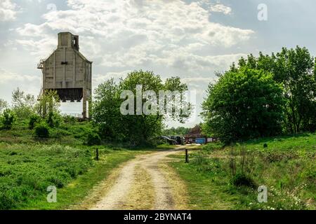 Old Coal Drosper nel Country Park Foto Stock