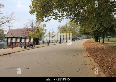 Hyde Park a Londra, Inghilterra Foto Stock