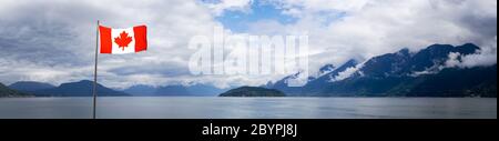 Splendida vista panoramica su Howe Sound Foto Stock
