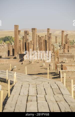Lapidi di selgiuchi in turchia Ahlat Foto Stock