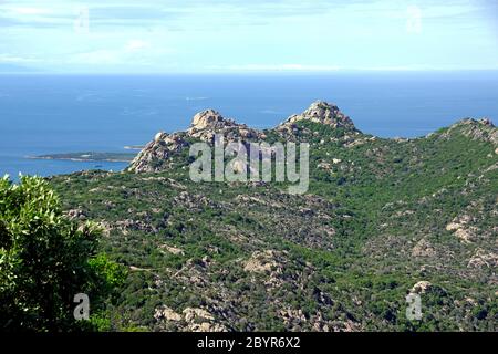 Monte Moro, Costa Smeralda, Sardegna, Italia Foto Stock