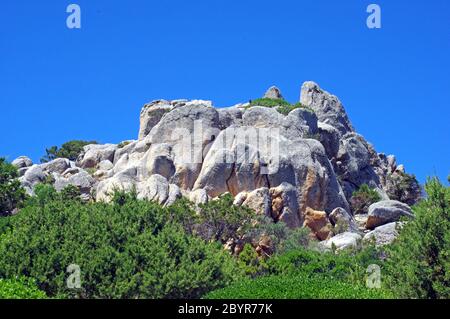 Monte Moro, Costa Smeralda, Sardegna, Italia Foto Stock