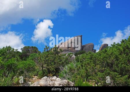 Monte Moro, Costa Smeralda, Sardegna, Italia Foto Stock