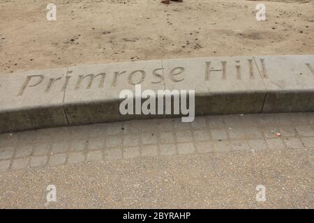 Primrose Hill a Londra in Inghilterra Foto Stock