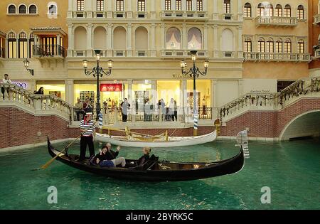 Venitian Hotel Las Vegas 595 Hotel e luoghi più importanti a Las Vegas il posto più bello di Las Vegas Foto Stock