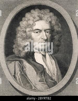 Edward Colston (1636 – 1721) commerciante inglese, commerciante di schiavi, membro di Tory del Parlamento e filantropo. Foto Stock