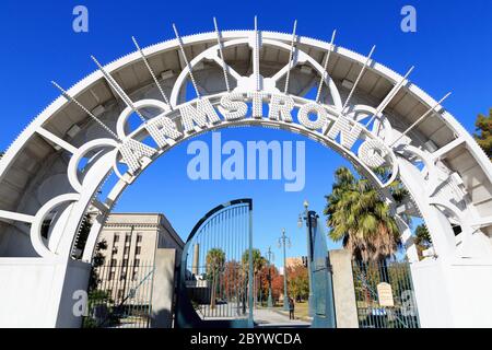 Louis Armstrong Park, Treme distretto, New Orleans, Louisiana, Stati Uniti d'America Foto Stock