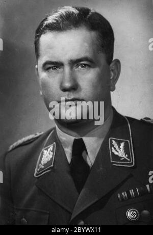 Ludwig Fischer - Governatore del Distretto di Varsavia ca. 1939-1941 Foto Stock