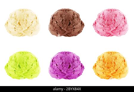 Sessole per gelato Foto Stock