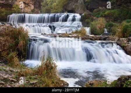 Cascate del Willow River state Park Foto Stock