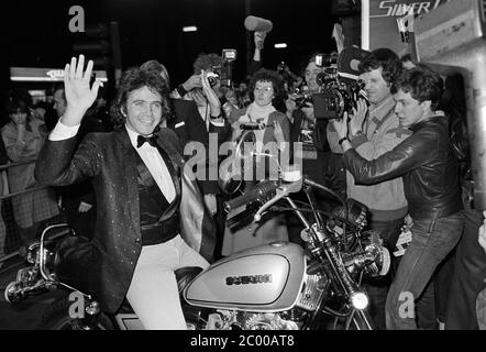 LONDRA, REGNO UNITO. Luglio 1980: Attore/cantante David Essex in prima assoluta di 'Silver Dream Racer' a Londra. © Paul Smith/aggiornamento delle caratteristiche Foto Stock