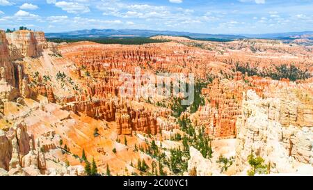 Formazioni rocciose colorate a Bryce Canyou, Utah, USA Foto Stock