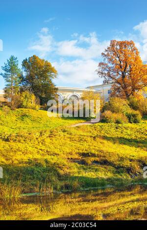 Paesaggio autunnale Foto Stock