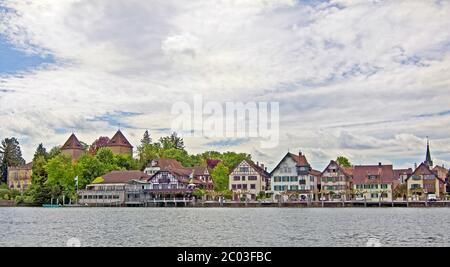 Vista su Gottlieben, Svizzera Foto Stock