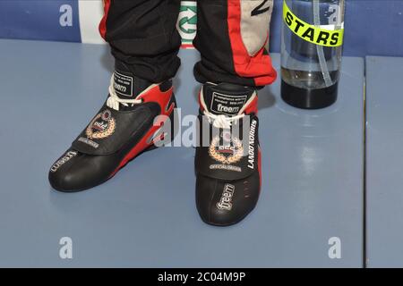 Carriera di Lando Norris nel karting 2012. Foto Stock