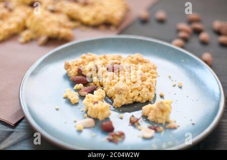 Torta Sbrisolona un dolce tipico Mantova Italia Foto Stock