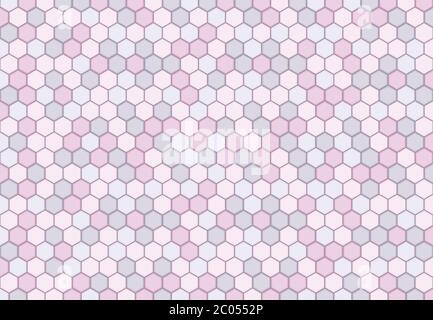 Disegno astratto con disegno esagonale minimo di morbido sfondo pastello. Decorare per annunci, poster, grafica, template design, stampa. Vettori10 Illustrazione Vettoriale