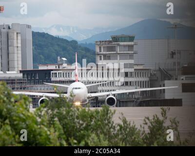 Aereo turco Cargo tassare a ZRH Foto Stock