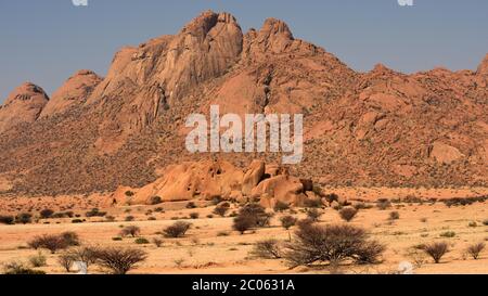 Spitzkoppe, Grootspitzkop, Damaraland, Erongo, Namibia Foto Stock