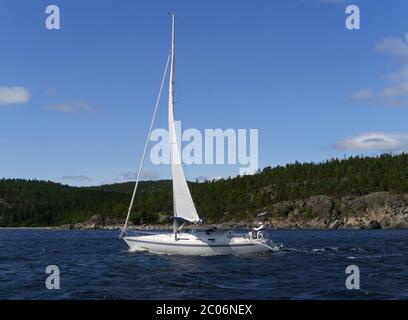 barca a vela Foto Stock