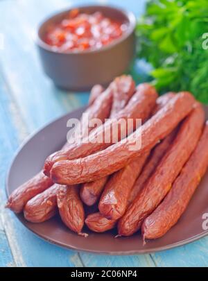 Salsicce Foto Stock