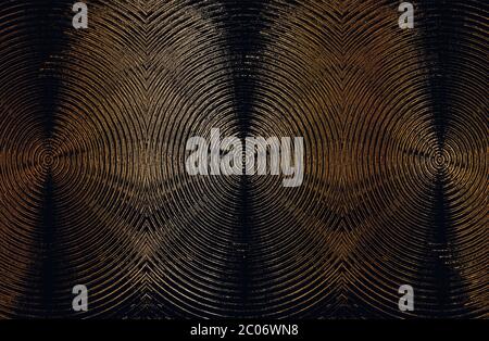 Astratto vettore Golden grunge sfondo con cerchi, spirale. Illustrazione EPS8 Illustrazione Vettoriale