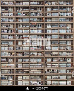 Trellick Tower memoria per la torre Grenfell Foto Stock