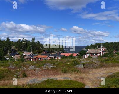 Isola svedese Kråkön nel golfo di bothnia Foto Stock