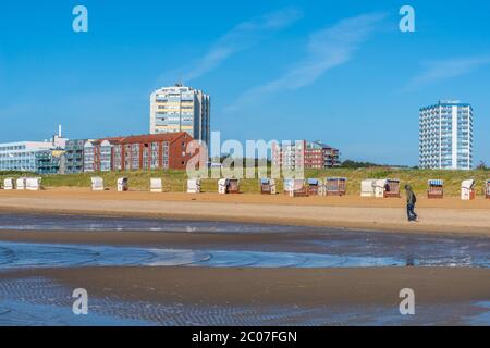 Cuxhaven-Sahlenburg, bassa Sassonia, Germania del Nord Foto Stock