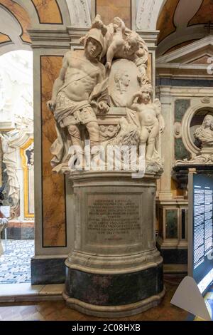 Napoli, CAMPANIA, ITALIA. 11 Giugno 2020. 06/11/2020 Napoli, riapertura della Cappella Sansevero nel cuore di Napoli dopo chiusura ai turisti per la pandemia del Covid-19: Fabio Sasso/ZUMA Wire/Alamy Live News Foto Stock