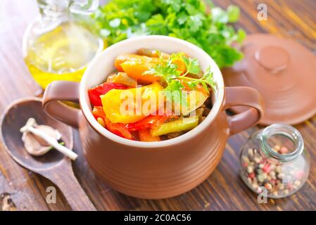 Verdure al forno Foto Stock