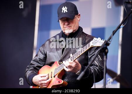 Lago Rockband tedesco-britannico Live Foto Stock