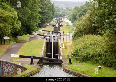 Delph locks, Brierley Hill, West Midlands Foto Stock