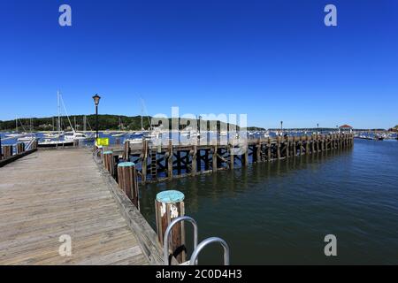 Porto di Northport Long Island New York Foto Stock