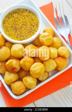 polpette di patate Foto Stock