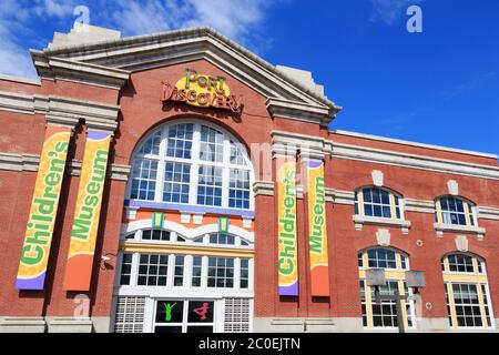 Port Discovery il Museo dei Bambini, Baltimore, Maryland, Stati Uniti d'America Foto Stock