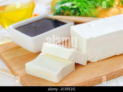 tofu Foto Stock