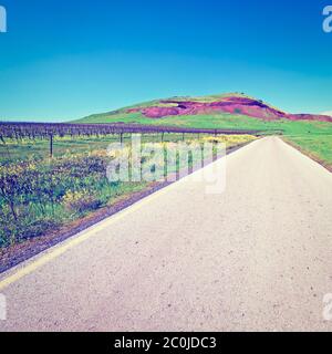 Strada a Golan Foto Stock